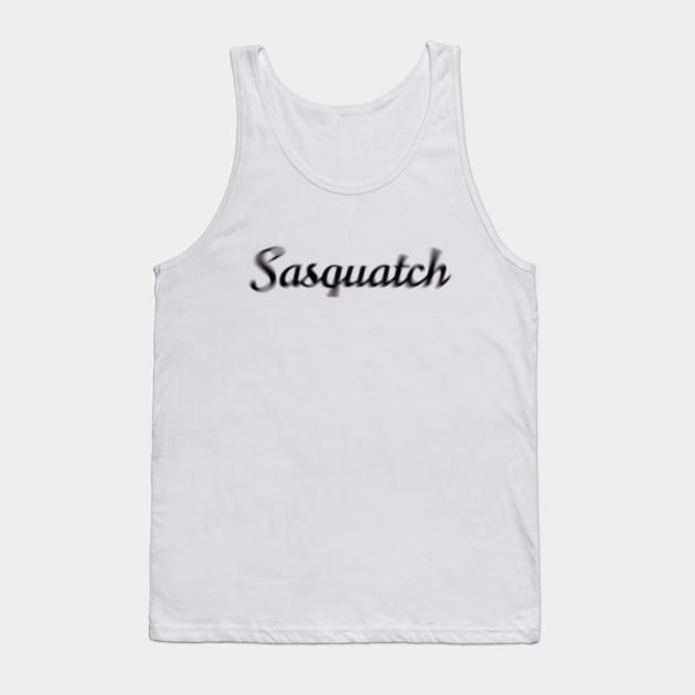 Sasquatch Blurred Tank Top by DavidLoblaw